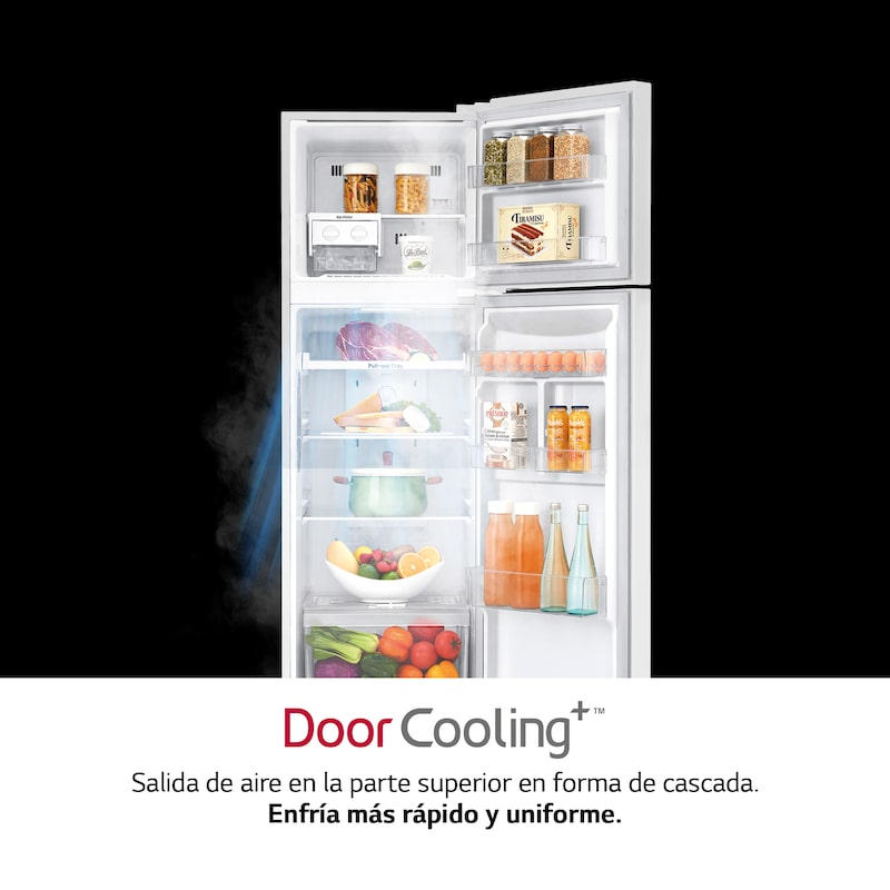 LG Frigorífico Dos Puertas, Clasificación F, Door Cooling, Total No Frost, Blanco, GTB362SHCMD