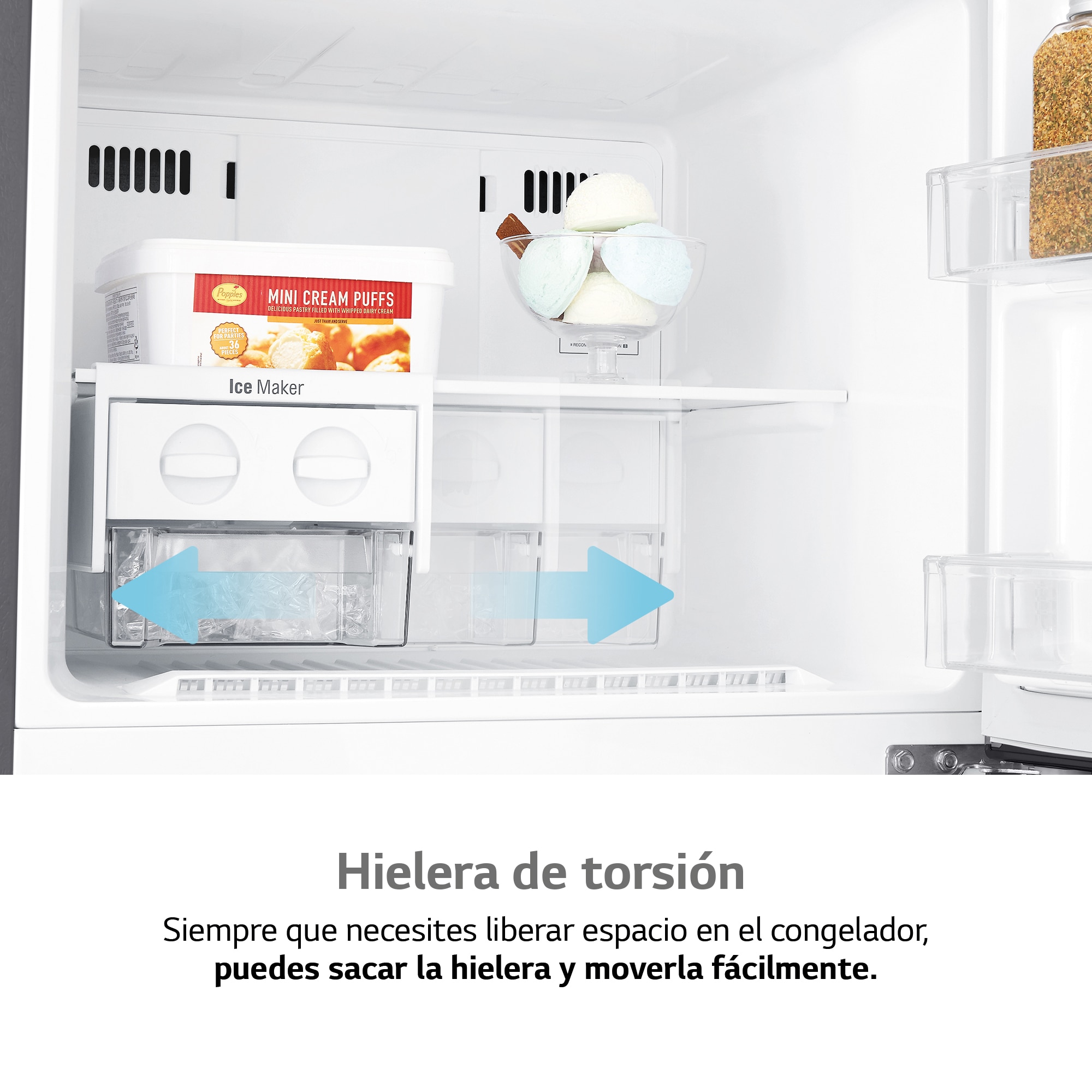 LG Frigorífico Dos Puertas, Clasificación F, Door Cooling, Total No Frost, Blanco, GTB362SHCMD