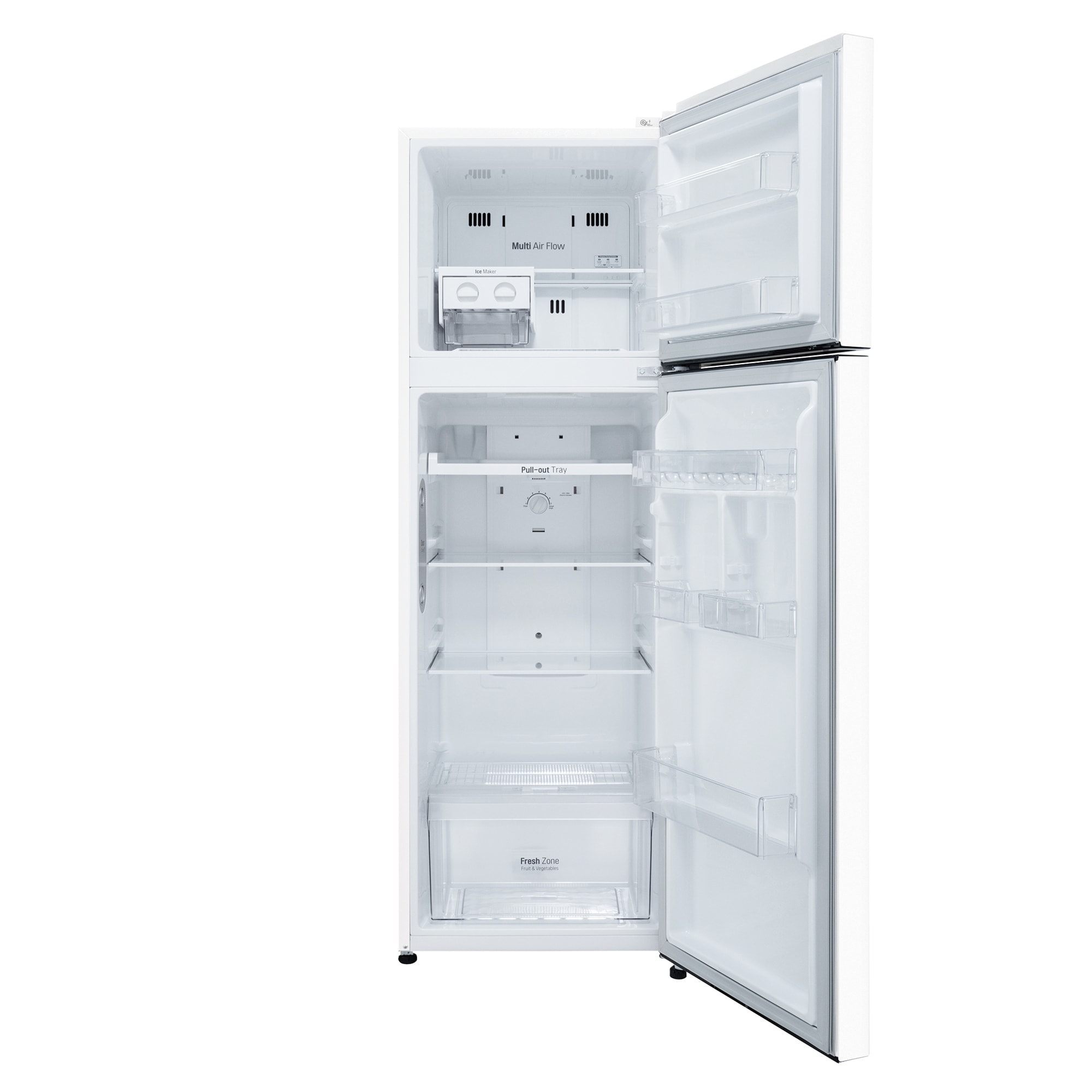 LG Frigorífico Dos Puertas, Clasificación F, Door Cooling, Total No Frost, Blanco, GTB362SHCMD