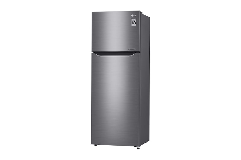 LG Frigorífico Dos Puertas, Clasificación F, 209 L, Door Cooling, Total No Frost, Inox antihuellas, GTB382PZCZD