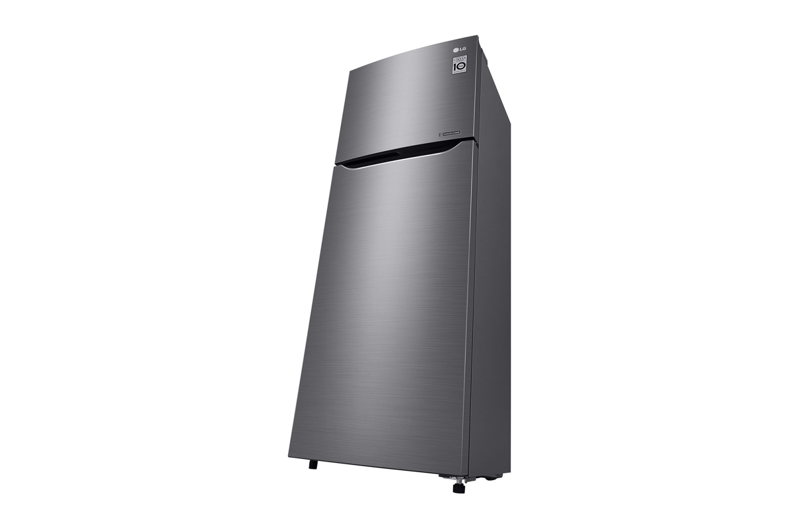 LG Frigorífico Dos Puertas, Clasificación F, 209 L, Door Cooling, Total No Frost, Inox antihuellas, GTB382PZCZD