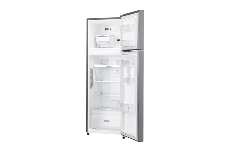 LG Frigorífico Dos Puertas, Clasificación F, 209 L, Door Cooling, Total No Frost, Inox antihuellas, GTB382PZCZD