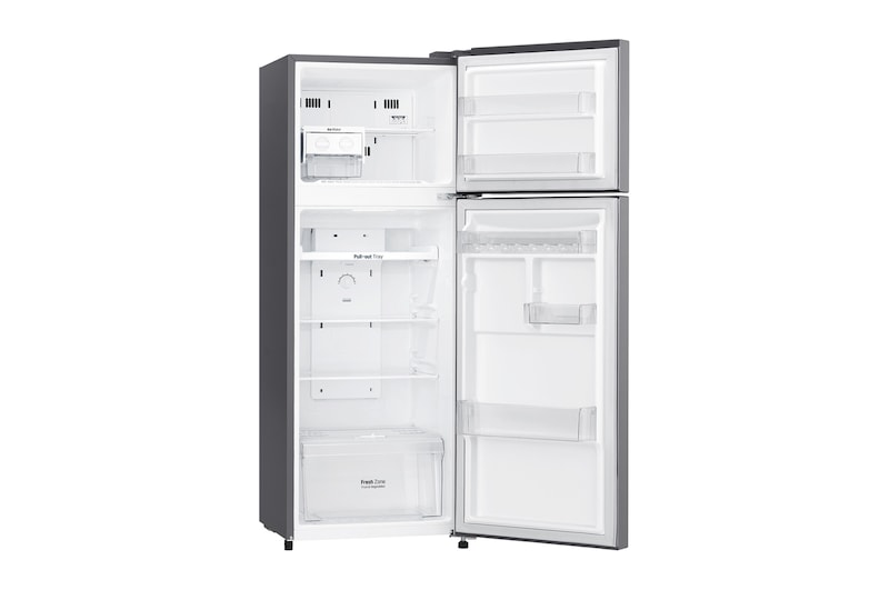 LG Frigorífico Dos Puertas, Clasificación F, 209 L, Door Cooling, Total No Frost, Inox antihuellas, GTB382PZCZD