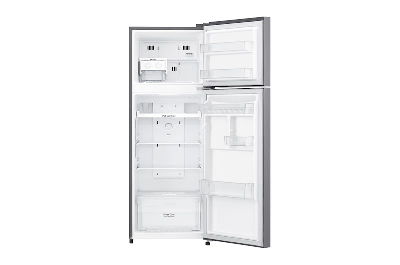 LG Frigorífico Dos Puertas, Clasificación F, 209 L, Door Cooling, Total No Frost, Inox antihuellas, GTB382PZCZD