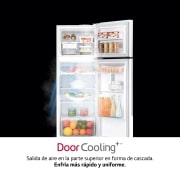 LG Frigorífico Dos Puertas, Clasificación F, Door Cooling, Total No Frost, Blanco, GTB382SHCMD