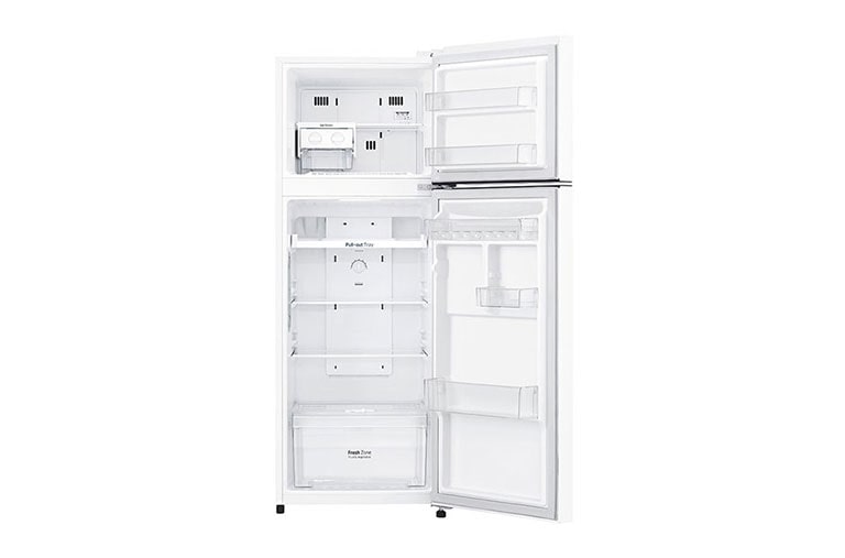 LG Frigorífico Dos Puertas, Clasificación F, 209 L, Door Cooling, Total No Frost, Blanco, GTB382SHCZD