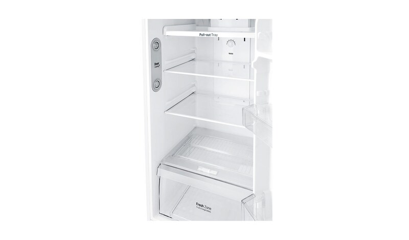 LG Frigorífico Dos Puertas, Clasificación F, 209 L, Door Cooling, Total No Frost, Blanco, GTB382SHCZD