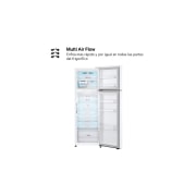 LG Outlet Frigorífico 2 Puertas, Total No Frost, 1,68 m., 287 L., Clasificación E, GTBV20SWGKD.OUTLET