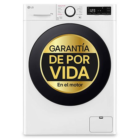 LG – Lavadora LG 11 kg / 1400 rpm, TurboWash 360 – F4WR6011AGW.