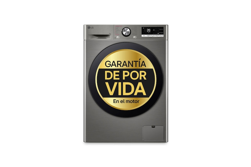 LG Lavadora inteligente AI Direct Drive. TurboWash 360º, Vapor+,  9kg ,  1400rpm Un 10% más eficiente que A, Serie 700, F4WR7009AGS