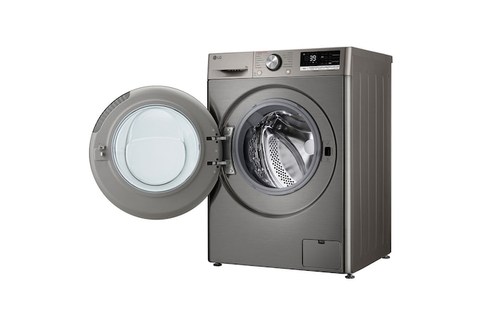 LG Lavadora inteligente AI Direct Drive. TurboWash 360º, Vapor+, 9kg , 1400rpm Un 10% más eficiente que A, Serie 700, F4WR7009AGS