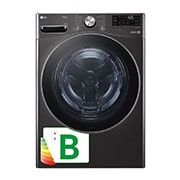 Vista frontal de Lavadora inteligente AI Direct Drive. TurboWash 360º, 20kg , 1000rpm B, Inox antihuellas, Serie XXL F0P3CYV2E.OBSEXC