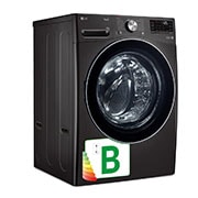 LG Lavadora inteligente AI Direct Drive. TurboWash 360º, 20kg , 1000rpm B, Inox antihuellas, Serie XXL, F0P3CYV2E.OBSEXC