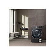 LG Lavadora inteligente AI Direct Drive. TurboWash 360º, 20kg , 1000rpm B, Inox antihuellas, Serie XXL, F0P3CYV2E.OBSEXC