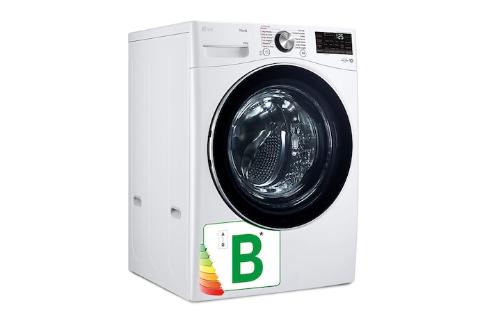 LG Lavadora inteligente AI Direct Drive. TurboWash 360º, 20kg , 1000rpm B, Blanca, Serie XXL, F0P3CYV2W.OBSEXC