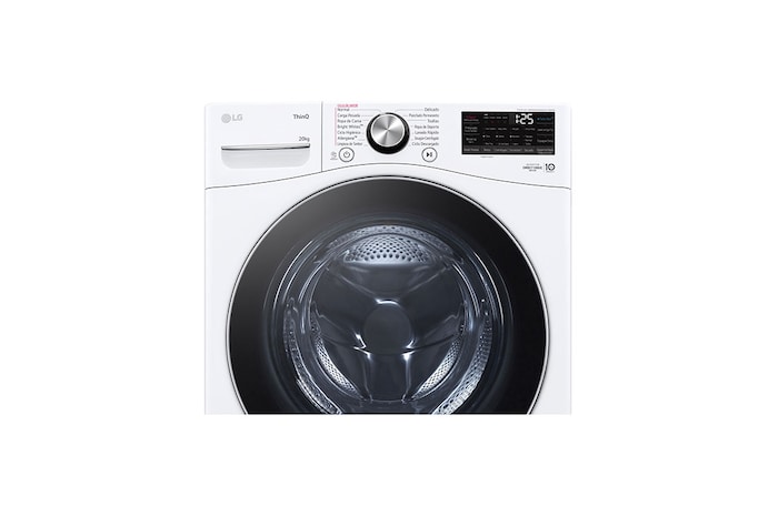 LG Lavadora inteligente AI Direct Drive. TurboWash 360º, 20kg , 1000rpm B, Blanca, Serie XXL, F0P3CYV2W.OBSEXC