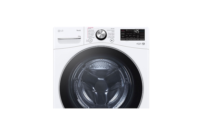 LG Lavadora inteligente AI Direct Drive. TurboWash 360º, 20kg , 1000rpm B, Blanca, Serie XXL, F0P3CYV2W.OBSEXC