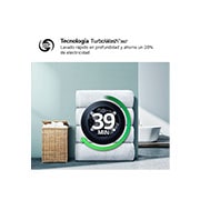 LG Lavadora inteligente AI Direct Drive. TurboWash 360º, 20kg , 1000rpm B, Blanca, Serie XXL, F0P3CYV2W.OBSEXC
