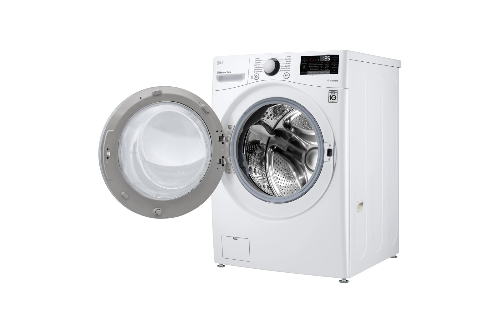 LG Lavadora Inverter Direct Drive 15 kg, E, Blanco, 1100rpm, Serie  XXL, F1P1CN4WC