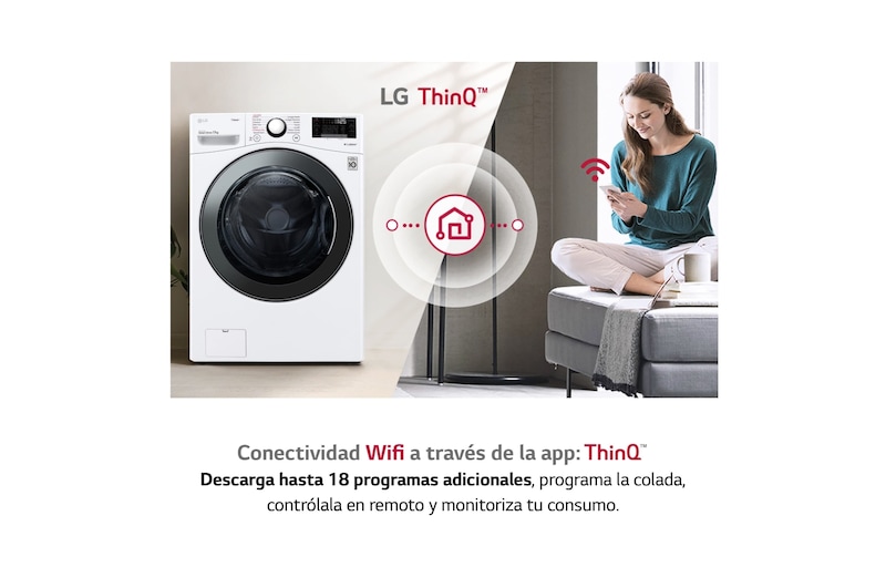 LG Outlet Lavadora LG F1P1CY2W, 17 kg, E, Blanco, 1100rpm, Serie XXL, F1P1CY2W.OUTLET