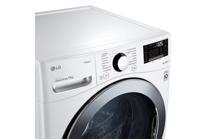 LG Outlet Lavadora LG F1P1CY2W, 17 kg, E, Blanco, 1100rpm, Serie XXL, F1P1CY2W.OUTLET