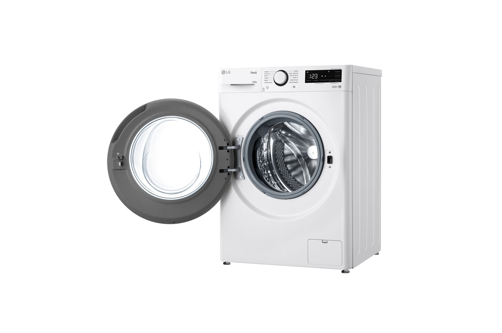 LG Lavadora inteligente AI Direct Drive TM, 8,5kg, 1200 Clasificación A, Blanca, Serie 305, F2WV3058N3W