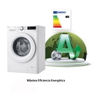 LG Lavadora inteligente AI Direct Drive TM, 8,5kg, 1200 Clasificación A, Blanca, Serie 305, F2WV3058N3W