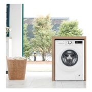 LG Lavadora inteligente AI Direct Drive TM, 8,5kg, 1200 Clasificación A, Blanca, Serie 305, F2WV3058N3W