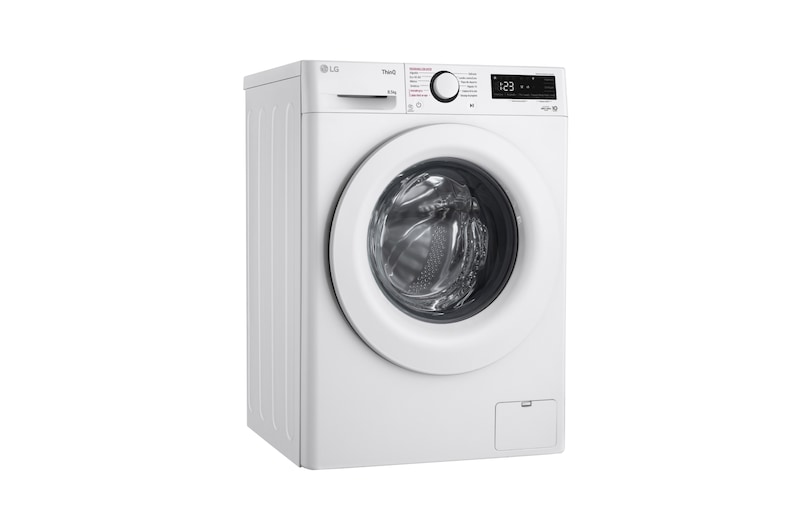 LG Lavadora inteligente AI Direct Drive<sup>TM</sup> con Vapor, 8,5kg, 1200 Clasificación A, Blanca, Serie 305, F2WV3058S3W