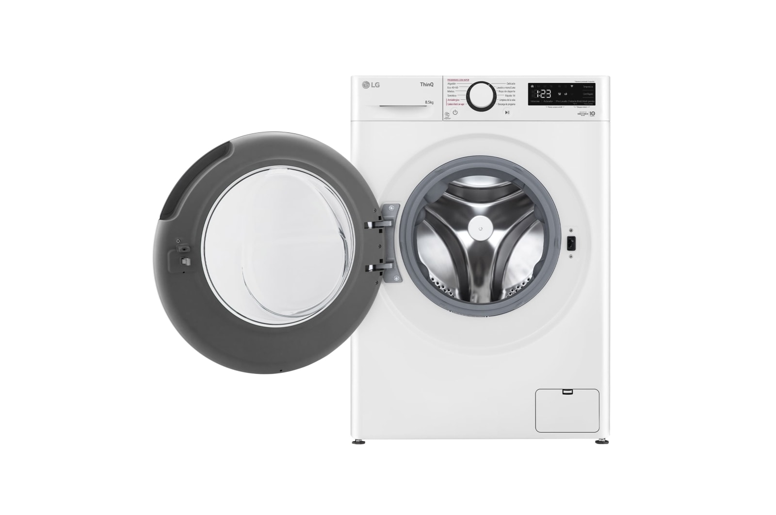 LG Lavadora AI Direct Drive con Vapor 8,5kg, 1200 Clasificación A, Blanca, Serie 305- Fondo especial, F2WV3058S6W