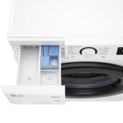 LG Lavadora AI Direct Drive con Vapor 8,5kg, 1200 Clasificación A, Blanca, Serie 305- Fondo especial, F2WV3058S6W