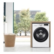 LG Lavadora AI Direct Drive con Vapor 8,5kg, 1200 Clasificación A, Blanca, Serie 305- Fondo especial, F2WV3058S6W