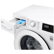LG Lavadora AI Direct Drive con Vapor 7kg, 1200 Clasificación D, Blanca, Serie 300, F2WV3S70S3W