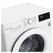 LG Lavadora inteligente AI Direct Drive 8,5kg, 1200rpm, Clasificación C, Blanca, Serie 300, F2WV3S85S3W