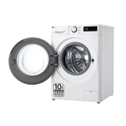 LG Outlet Lavasecadora inteligente AI Direct Drive TM, Vapor 9/6kg, 1400rpm, Un 10% más eficiente que A(lavado) /D(secado) Blanca, Serie 500, F4DR5009A3W.OUTLET