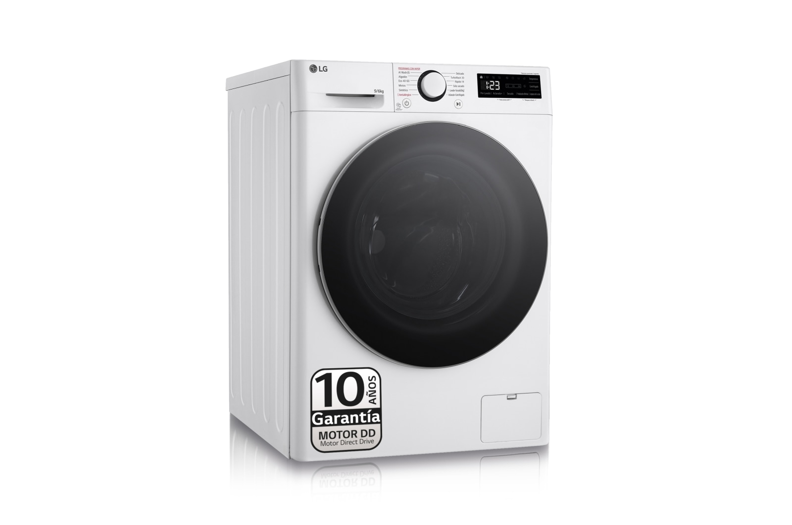 Vista frontal de Outlet Lavasecadora inteligente AI Direct Drive TM, Turbowash 360º, 9/6kg, 1400rpm, Un 10% más eficiente que A(lavado) / D(secado) Blanca, Serie 600 F4DR6009A1W.OUTLET