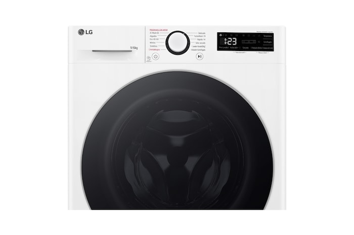 LG Outlet Lavasecadora inteligente AI Direct Drive TM, Turbowash 360º, 9/6kg, 1400rpm, Un 10% más eficiente que A(lavado) / D(secado) Blanca, Serie 600, F4DR6009A1W.OUTLET