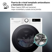LG Outlet Lavasecadora inteligente AI Direct Drive TM, Turbowash 360º, 9/6kg, 1400rpm, Un 10% más eficiente que A(lavado) / D(secado) Blanca, Serie 600, F4DR6009A1W.OUTLET