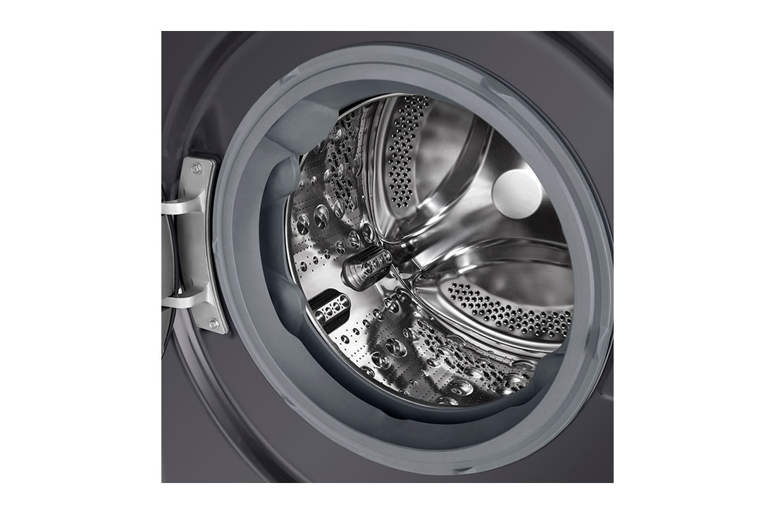 LG Lavasecadora inteligente AI Direct Drive<sup>TM</sup>, Turbowash 360º, 9/6kg, 1400rpm, Un 10% más eficiente que  A(lavado) / D(secado) Negro medio, Serie 600, F4DR6009AGM