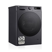LG Lavasecadora inteligente AI Direct Drive<sup>TM</sup>, Turbowash 360º, 9/6kg, 1400rpm, Un 10% más eficiente que  A(lavado) / D(secado) Negro medio, Serie 600, F4DR6009AGM