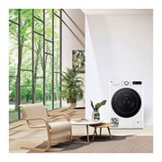 LG Lavasecadora inteligente AI Direct Drive TM, Turbowash 360º, 10/6kg, 1400rpm, Un 10% más eficiente que  A(lavado) /D(secado) Blanca, Serie 600, F4DR6010A0W