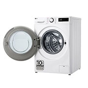 LG Lavasecadora inteligente AI Direct Drive TM, Turbowash 360º, 10/6kg, 1400rpm, Un 10% más eficiente que  A(lavado) /D(secado) Blanca, Serie 600, F4DR6010A0W