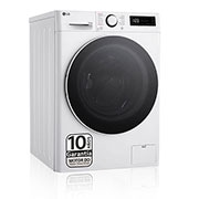 LG Lavasecadora inteligente AI Direct Drive TM, Turbowash 360º, 10/6kg, 1400rpm, Un 10% más eficiente que  A(lavado) /D(secado) Blanca, Serie 600, F4DR6010A0W