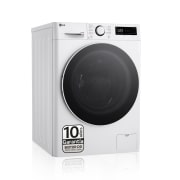 Vista frontal de Outlet Lavasecadora inteligente AI Direct Drive TM, Turbowash 360º, 10/6kg, 1400rpm, Un 10% más eficiente que A(lavado) /D(secado) Blanca, Serie 600 F4DR6010A0W.OUTLET