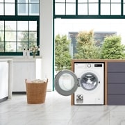LG Outlet Lavasecadora inteligente AI Direct Drive TM, Turbowash 360º, 10/6kg, 1400rpm, Un 10% más eficiente que A(lavado) /D(secado) Blanca, Serie 600, F4DR6010A0W.OUTLET