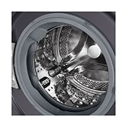 LG Lavasecadora inteligente AI Direct Drive TM, Turbowash 360º, 10/6kg, 1400rpm, Un 10% más eficiente que  A(lavado) / D(secado) Negro medio, Serie 600, F4DR6010AGM