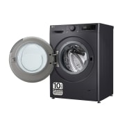 LG Outlet Lavasecadora inteligente AI Direct Drive TM, Turbowash 360º, 10/6kg, 1400rpm, Un 10% más eficiente que A(lavado) / D(secado),Negro medio Serie 600, F4DR6010AGM.OUTLET