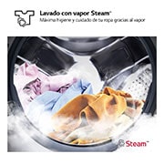 LG Lavasecadora inteligente AI Direct Drive TM, Turbowash 360º, 11/6kg, 1400rpm, Un 10% más eficiente que A(lavado) / D(secado) Blanca, Serie 600, F4DR6011AGW