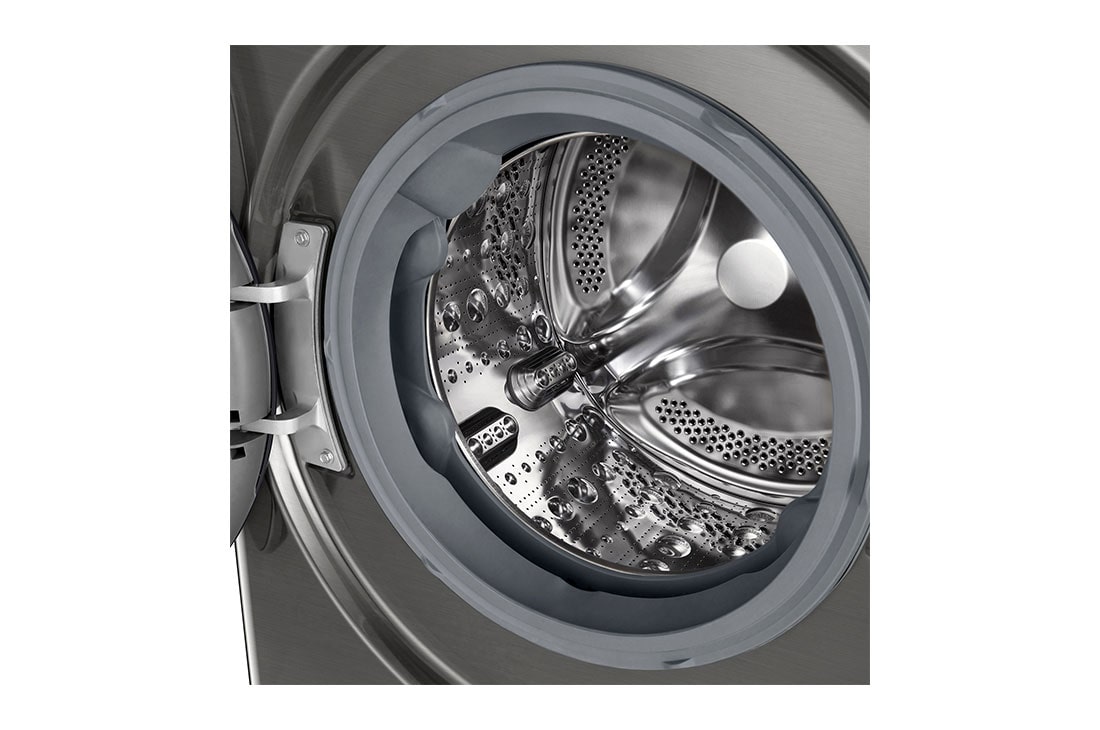 LG Lavasecadora inteligente AI Direct Drive TM, Turbowash 360º, 11/6kg, 1400rpm,  Un 10% más eficiente que  A(lavado) /D(secado) Inox antihuellas, Serie 700, F4DR7011AGS