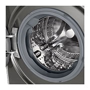 LG Lavasecadora inteligente AI Direct Drive TM, Turbowash 360º, 11/6kg, 1400rpm,  Un 10% más eficiente que  A(lavado) /D(secado) Inox antihuellas, Serie 700, F4DR7011AGS